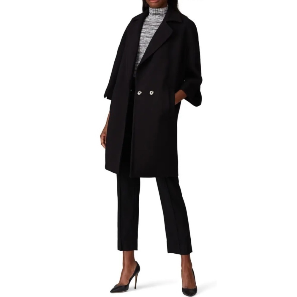 KF/KaufmanFranco Collective Black Quarter Sleeve Coat